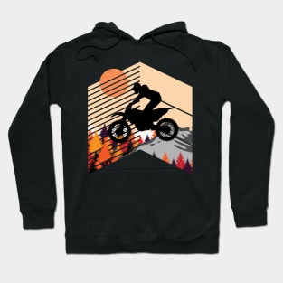 Motocross Nature Design Hoodie